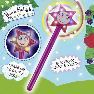 Ben & Holly's Little Kingdom Princess Holly&rsquo;s Sparkle & Spell Magic Wand image number 4