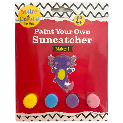 Paint Your Own Suncatcher Kit: Axolotl image number 1
