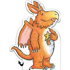 Zog Die Cut Birthday Card image number 1