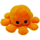 Reversible Octopus Plush Toy: Orange & Yellow image number 3