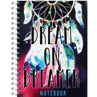A4 Wiro Dream Catcher Lined Notebook image number 1