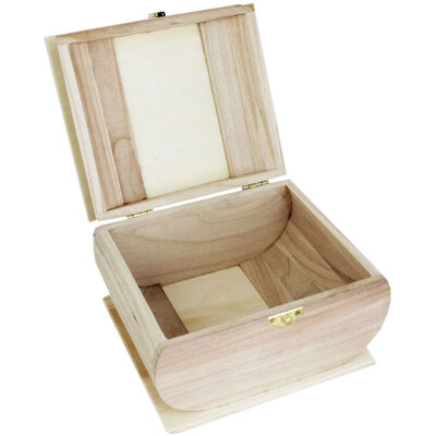 Large Curved Wooden Box image number 2