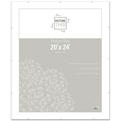 Perspex Clip Photo Frame: 20&rdquo; x 24&rdquo; image number 1