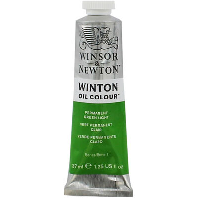 Winsor & Newton Winton Oil Colour Tube - Permanent Green Light image number 1