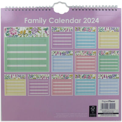 2024 Flower Family Calendar image number 2
