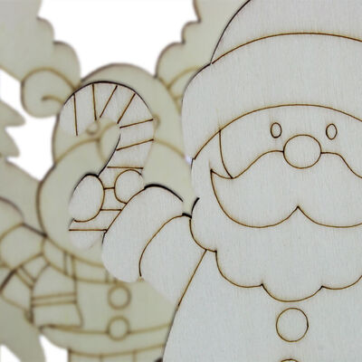 Colour Your Own Christmas Character: Pack of 3 image number 2