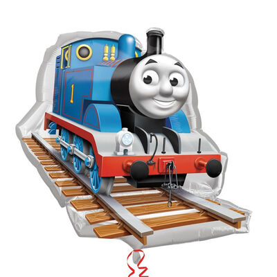 22 Inch Thomas The Tank Super Shape Helium Balloon image number 1