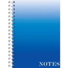 A4 Wiro Ombre Blue Lined Notebook image number 1