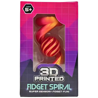 3D Printed Metallic Fidget Spiral: Assorted image number 1