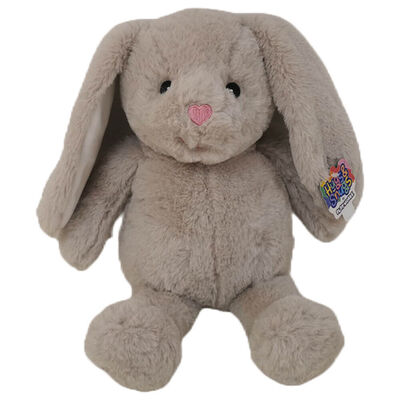 PlayWorks Hugs & Snugs Plush Toy: Grey Bunny image number 1