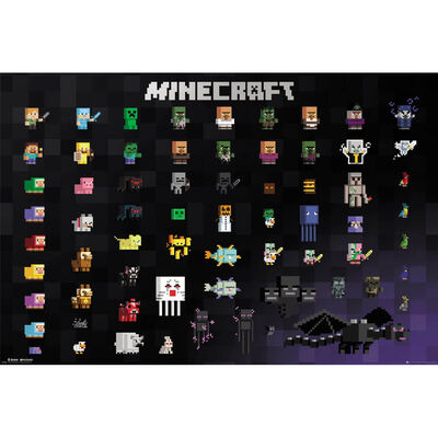 Minecraft Pixel Sprites Poster image number 1