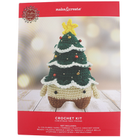 Festive Crochet Kit: Christmas Tree Friend