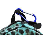 Blue Leopard Print Mini Backpack image number 2