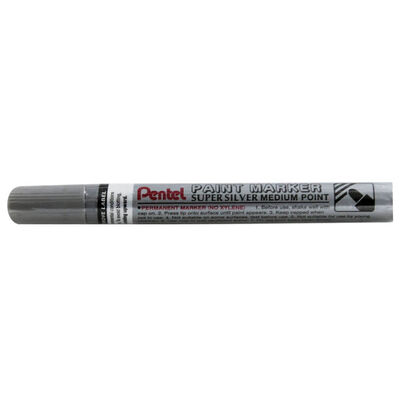 Pentel Metallic Paint Pen: Silver image number 1