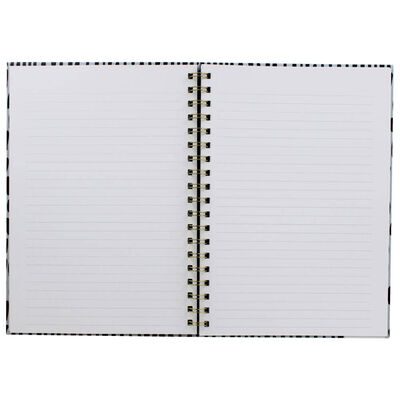 B5 Wiro Grey Print Notebook image number 2
