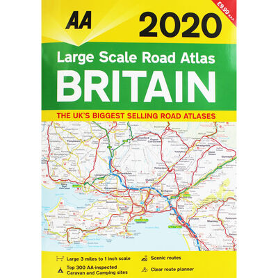 AA: Large Scale Road Atlas Britain 2020 image number 1