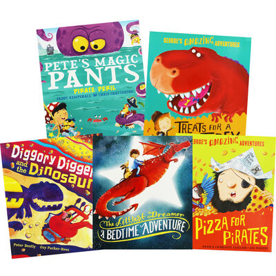 Pirate Dragon & Dinosaur Tales: 10 Kids Picture Books Bundle image number 2