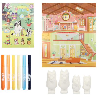 Bluey Colour in Squishems: Pack of 4 image number 2