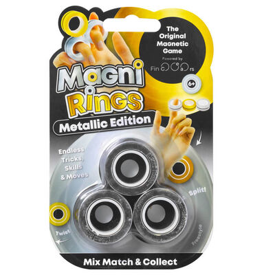 Glitter Fidget Pop & Magni Rings: Metallic Edition Bundle image number 2