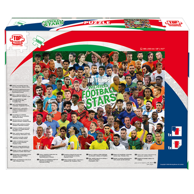 Top Trumps: World Football Stars 1000 Piece Jigsaw Puzzle image number 5