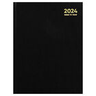 A5 2024 Hardcase Week to View Diary: Black image number 1
