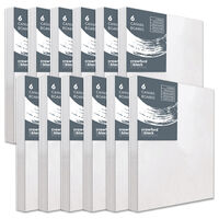 Crawford & Black 5 x 7 Inch Canvas Boards: Bundle of 72