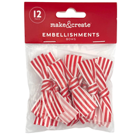 Nutcracker Candy Bows: Pack of 12