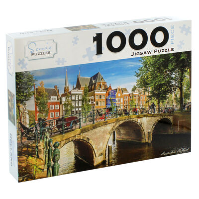 Amsterdam Holland 1000 Piece Jigsaw Puzzle image number 1