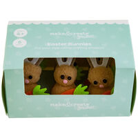 Easter Bunnies with Carrots: Pack of 6