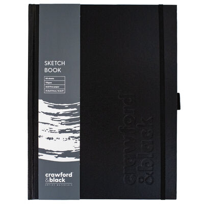 Crawford & Black 8.5 x 11 Inches Casebound Sketch Book image number 1