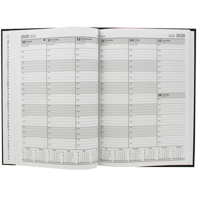 A4 Red 2020 Week to View Appointment Diary image number 3