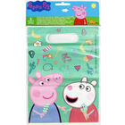 Peppa Pig Plastic Party Bags - 6 Pack image number 1