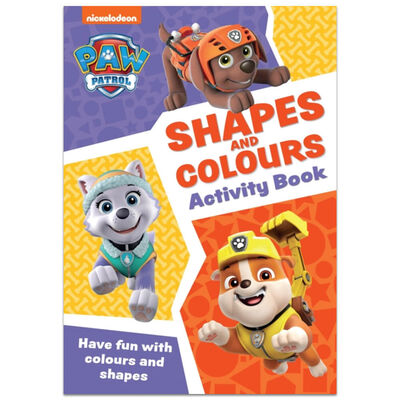 Paw Patrol Shapes and Colours Activity Book image number 1