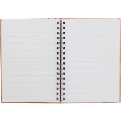 A5 Wiro Rose Gold Foil Lined Notebook image number 2