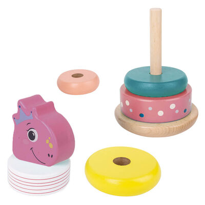 PlayWorks Wooden Stacking Flo the Dino image number 2