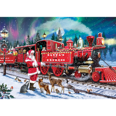 Santa&rsquo;s Express 500 Piece Jigsaw Puzzle image number 2