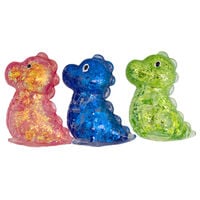 Glitter Dinosaur Sugar Squishies: Pack of 3