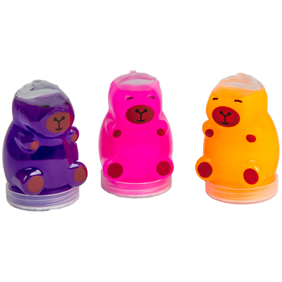 Mini Capybara Slimes: Pack of 3 image number 1