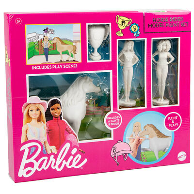 Barbie Paint Your Own Horse Rider Set image number 1