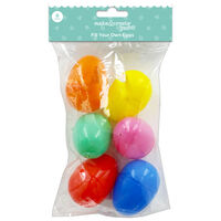 Fillable Easter Eggs: Pack of 6