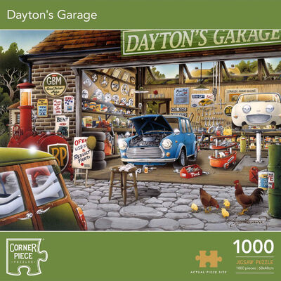 Dayton’s Garage 1000 Piece Jigsaw Puzzle image number 1