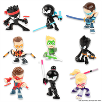 Ninja Kidz Mystery Ninja Figures Blind Bag