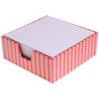 Memo Block Pink & Red Stripes image number 2