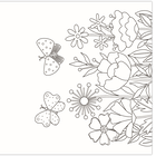 Large Print Beautiful Flowers Colouring Book image number 3