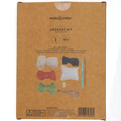 Make Your Own Heart Plant Crochet Kit image number 3