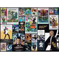 James Bond Movie Poster 1000 Piece Jigsaw Puzzle