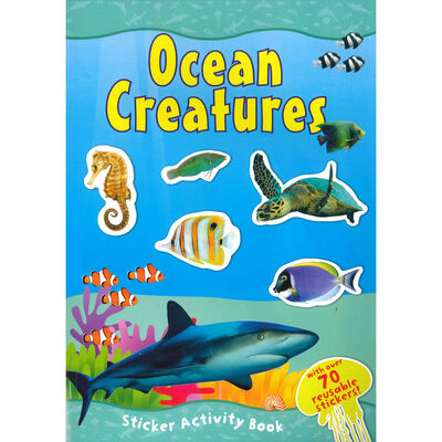 Ocean Creatures Sticker Activity Book image number 1