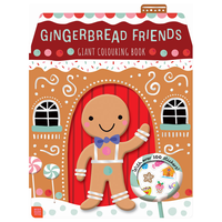Gingerbread Friends Giant Colouring Book