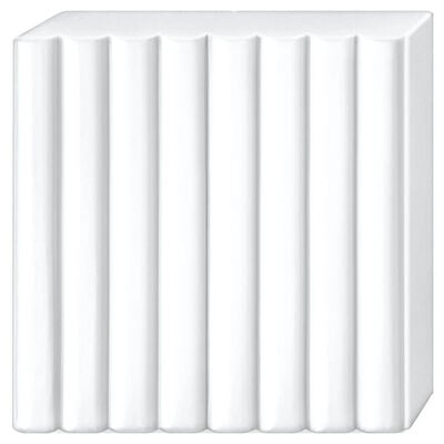 Fimo Soft Modelling Clay Block: White image number 2