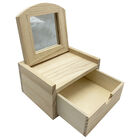 Wooden Jewellery Box with Mirror image number 2